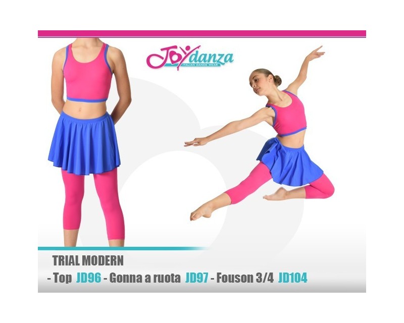 Completo trial modern jazz Abbigliamento Danza Gonne leggings & top Danza Moderna Costumi moderna e musical