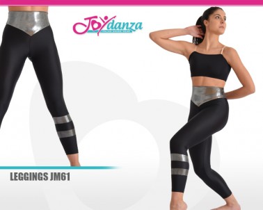 Leggings mit laminierten Einsätzen